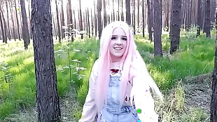 cutie took me everywhere along to forest added to gave me a hot blowjob
